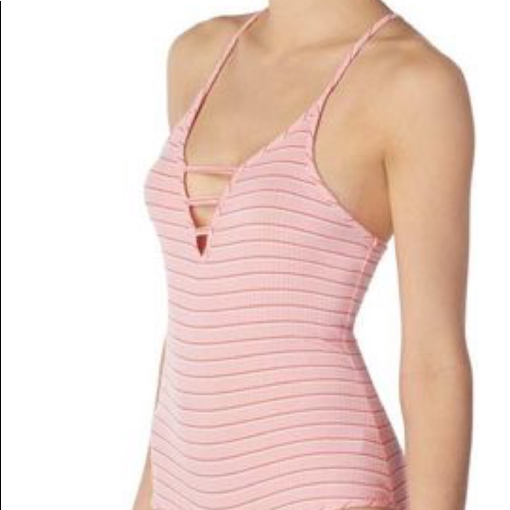 {Room Service} Bodysuit Striped Size‎ Small